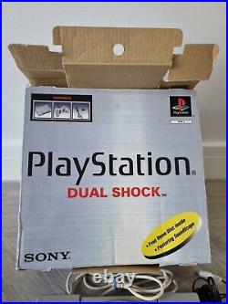 PLAY STATION SONY Original Boxed SCPH-7002 B Dual Shock. NO CONTROLLER RARE