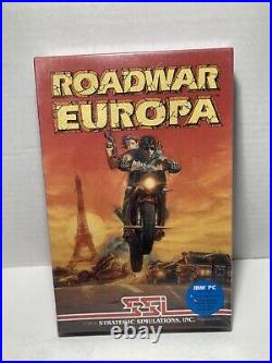 Pc Box Roadwar Europa IBM Game Original Factory Seal 1987. Collectors Rare