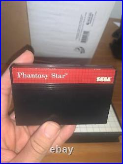 Phantasy Star (Sega Master System, 1988) Cartridge & Original Box Rare