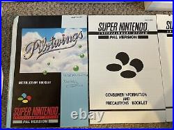 Pilot Wings (SNES) BOXED RARE WITH COMET RECEIPT