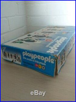 Playpeople marx Geobra 1970s rare 1720/1 police Bobby super set original box