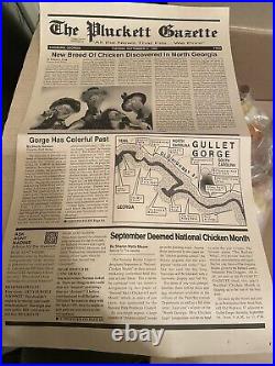 Plucketts X 4 One Of Each ByXavier Roberts In Original Box With Newspaper RARE