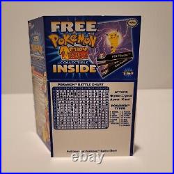 Pokemon Kraft Foods Singles Cheese Slices Box 2000 Action Flipz Set RARE++