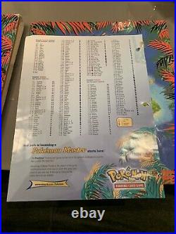 Pokemon Southern Islands English Set 18/18 Cards & Original Binder Box Mint/NM