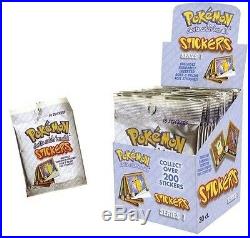 Pokemon Stickers Series 1 Original 1999 Full Retail Display Box Artbox NEW RARE