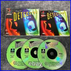 Psychic Detective PS1 PlayStation 1 PAL Game Complete Original Rare Big Box