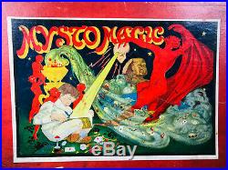RARE 1909 Mysto Magic Set in Original box NEAR COMPLETE occult devil trick