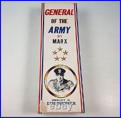 RARE 1968 Marx Dwight D. Eisenhower General of Army Action Figure Original Box
