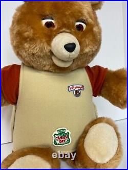 RARE, 1985 Teddy Ruxpin, World of Wonder, Canada Dry, Animated Talking Toy Withbox