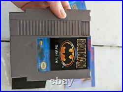 RARE 1989 BATMAN Complete In Box CIB Nintendo Video Game with Original Plastic NES