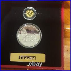RARE 2004 Ferrari Coin Set #123 Bolaffi with Original Box & Certifications