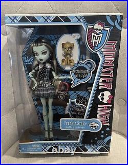 RARE 2012 Mattel Original Monster High Wave 1 Frankie Stein IN BOX Doll