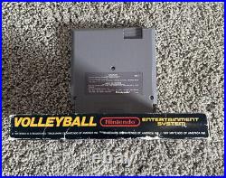 RARE 3 SCREW Volleyball Nintendo NES Complete In Box CIB Hangtab