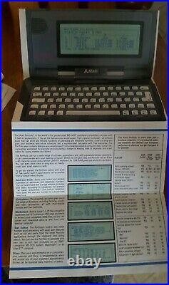 RARE Atari Portfolio HPC-004 with Original BOX! Works great