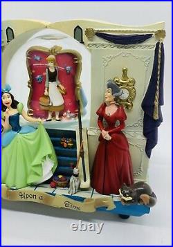 RARE Cinderella Disney Storybook Snowglobe 2 Sided Original Box & Packaging