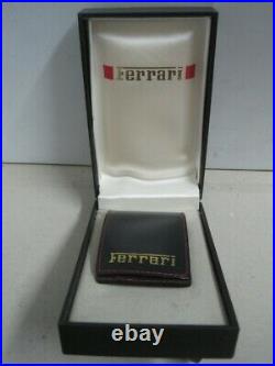 RARE Ferrari / Cartier Cigar Cutter with original leather pouch original box