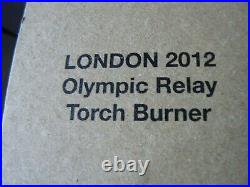 RARE Genuine London 2012 Olympic Torch Burner UNUSED in original box New