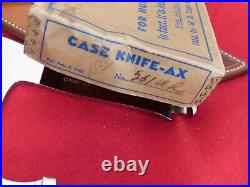RARE & IMPORTANT STAG Case 561 Knife Axe set MINT in BOX