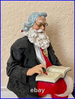 RARE Kurt Adler Fabriche Lawyer Santa Figure Mint Condition Original Box