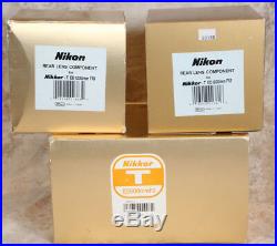 RARE MINT! Nikon Nikkor-TED 600/800/1200mm in Original Boxes