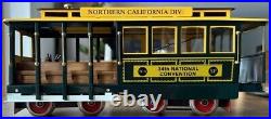 RARE McCoy 1988 TCA G Gauge San Francisco Cable Car Trolley With Original Box