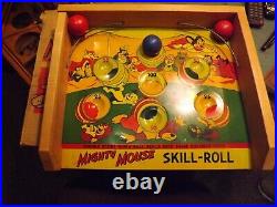 RARE Mighty Mouse Skil-Roll Game In Original Box
