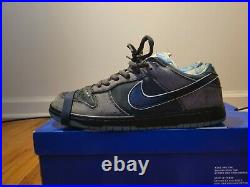 RARE Nike SB Dunk Low Premium Blue Lobster with original box and rubber bands