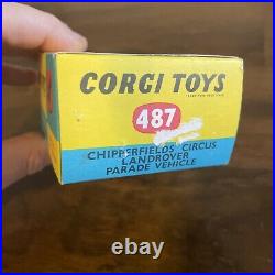 RARE No. 487 CORGI Toys Circus Landrover Parade Vehicle MIB Original Box New