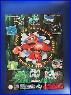 RARE Original 1992 Nintendo Donkey Country Complete in Box