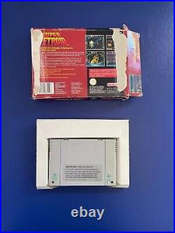 RARE Original 1992 SNES Super Metroid in Box