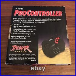 RARE Original ATARI JAGUAR Pro-Controller Complete in Box. EXCELLENT Condition