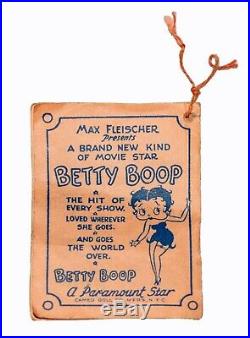 RARE Original Box & Tag for Betty Boop Doll by Cameo WORLDWIDE SHIPPING