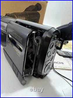 RARE Original Box Vintage Hitachi VM-H720A HI8 8MM x24 Digital Zoom Camcorder
