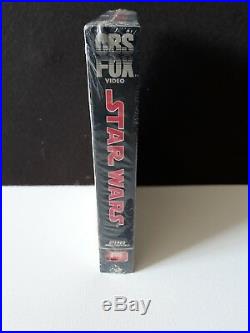 RARE! Original Release Vintage 1983 SEALED! STAR WARS big box vhs tape CBS FOX