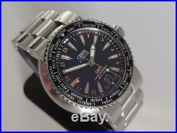 RARE! Oris TT1 Divers GMT Automatic Watch 7608 Original Box & Papers SERVICED