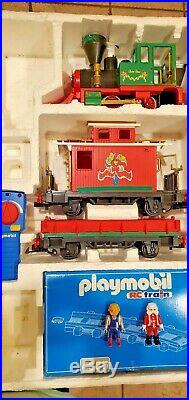 RARE PLAYMOBIL RC Christmas Train 4035 With Original Box - READ DESCRIPTION