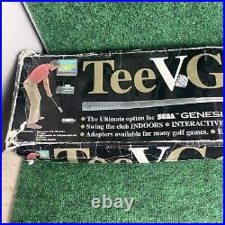 RARE! TeeV Golf Game for SEGA Genesis Complete With Original Box, Looks Unused