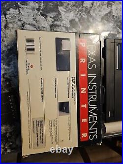 RARE Texas Instruments Printer PC-324 original box and user's guid
