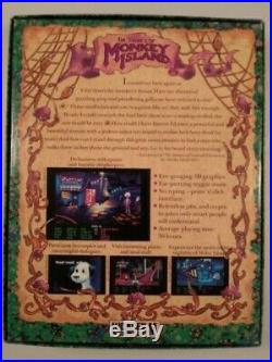 RARE The Secret of Monkey Island 3.5 VGA PC LucasArts Original Complete BIG BOX