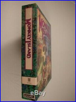 RARE The Secret of Monkey Island 5.25 PC LucasArts Original Complete BIG BOX
