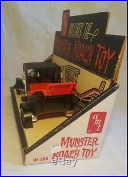 RARE Vintage 1964 AMT Munsters MUNSTER KOACH Toy In Original Display Box