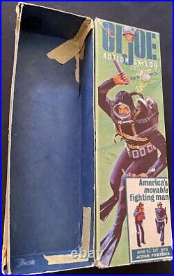 RARE Vintage 1964 GI JOE ACTION SAILOR Original Action Figure IN BOX LOOK