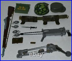 RARE Vintage 1965 GI JOE Original Action Figure MACHINE GUN EMPLACEMENT SET BOX