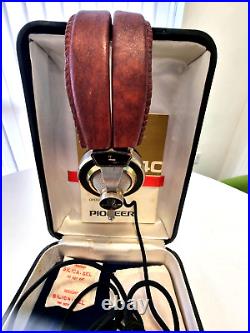 RARE Vintage 1972 Pioneer SE-L40 Headphones with Original Box Excellent Condit