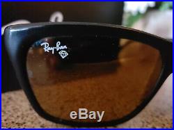 RARE Vintage B&L Ray Ban Cats Diamond Hard 3000 Sunglasses Black Case & Box