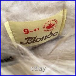 RARE Vintage In Original Box Blondo Apres Ski Yeti Goat Hair Boots size 9-41