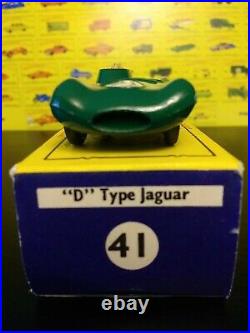 RARE. Vintage Matchbox Lesney #41b DType Jaguar withOriginal Box