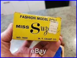 RARE Vintage Original 1962 MISS SUZETTE No. 1600 W. T. Grant Uneeda Doll in Box