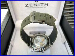 RARE Zenith Pilot Cronometro Tipo CP-2 Flyback Chrono Watch with Box & Papers