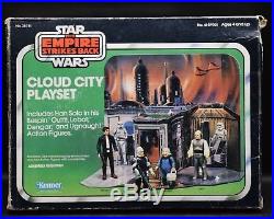 RARE vintage Star Wars CLOUD CITY PLAYSET with original box 1980 SEARS Bespin WOW